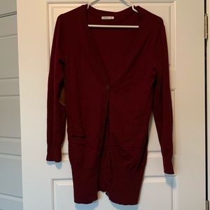 Roolee maroon cardigan
